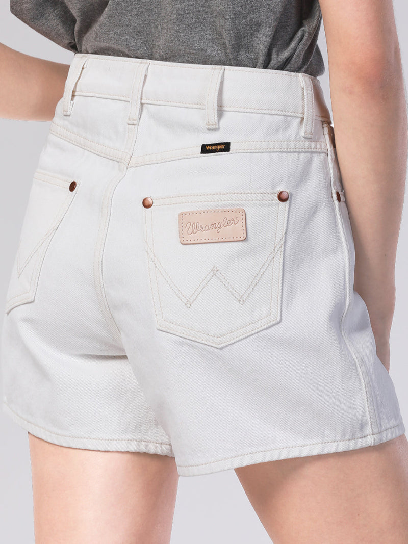 LEGEND OF WRANGLER COLLECTION WOMEN'S SHORTS OFF-WHITE