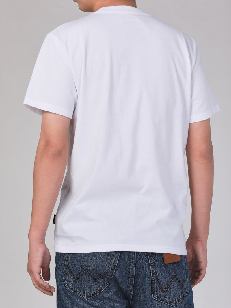 REGULAR FIT MEN'S TEE SHORT SLEEVE WHITE