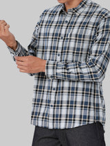 REGULAR FIT MEN'S SHIRT LONG SLEEVE NAVY