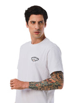 REGULAR FIT BIKER COLLECTION MEN'S TEE SHORT SLEEVE WHITE