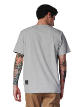 REGULAR FIT BIKER COLLECTION MEN'S TEE SHORT SLEEVE GREY