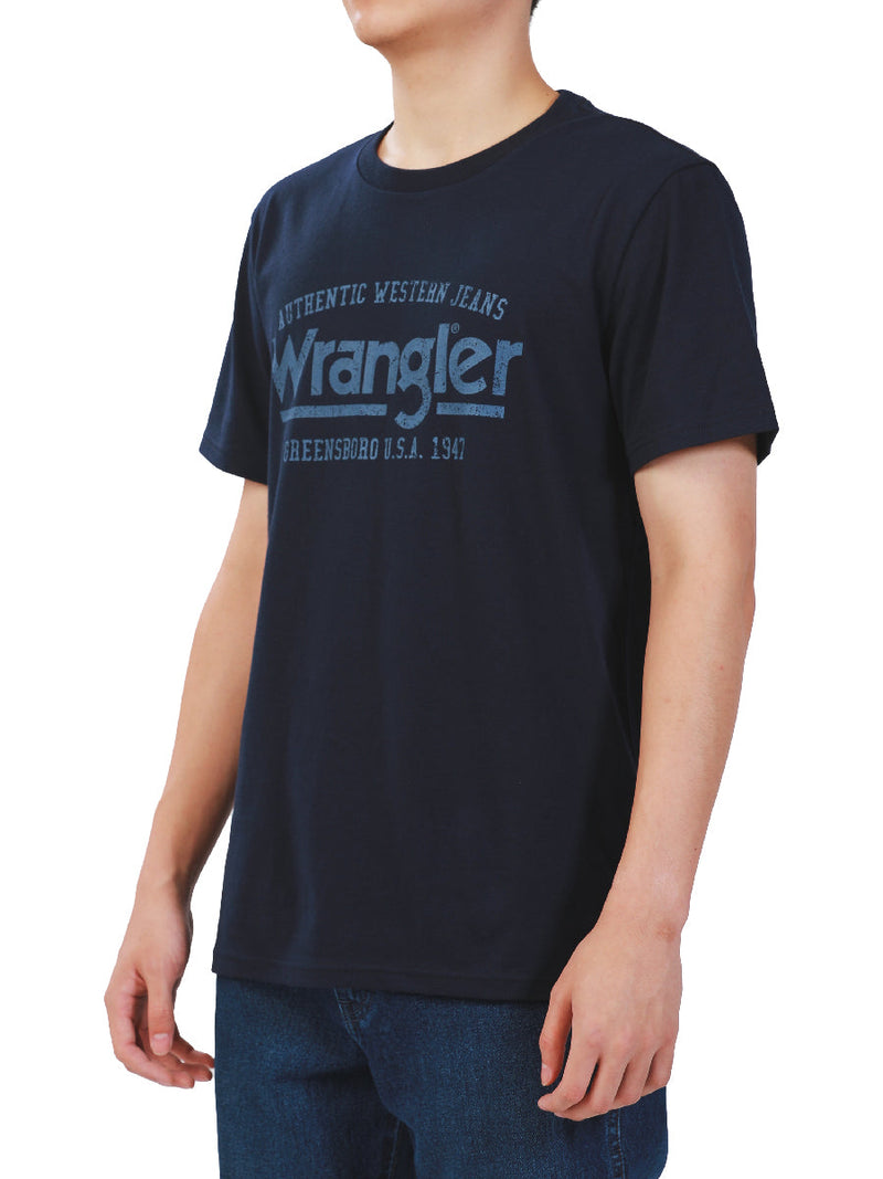 REGULAR FIT MEN'S TEE SHORT SLEEVE NAVY