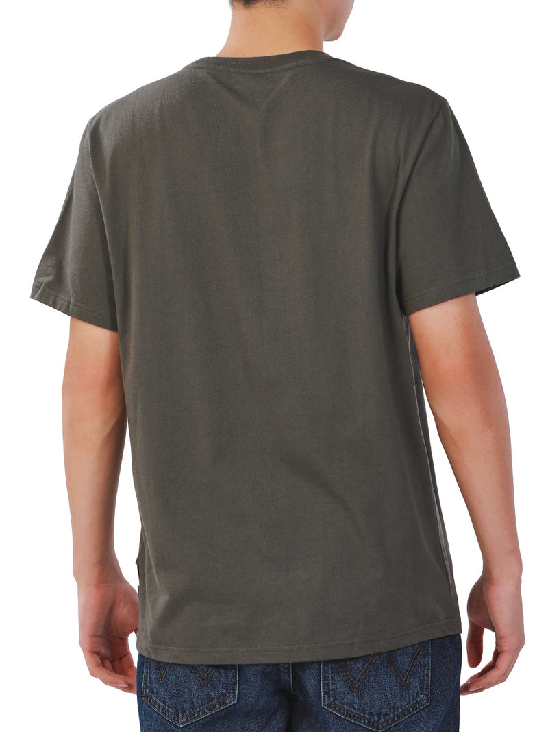 REGULAR FIT MEN'S TEE SHORT SLEEVE OLIVE GREEN