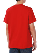 REGULAR FIT MEN'S TEE SHORT SLEEVE RED