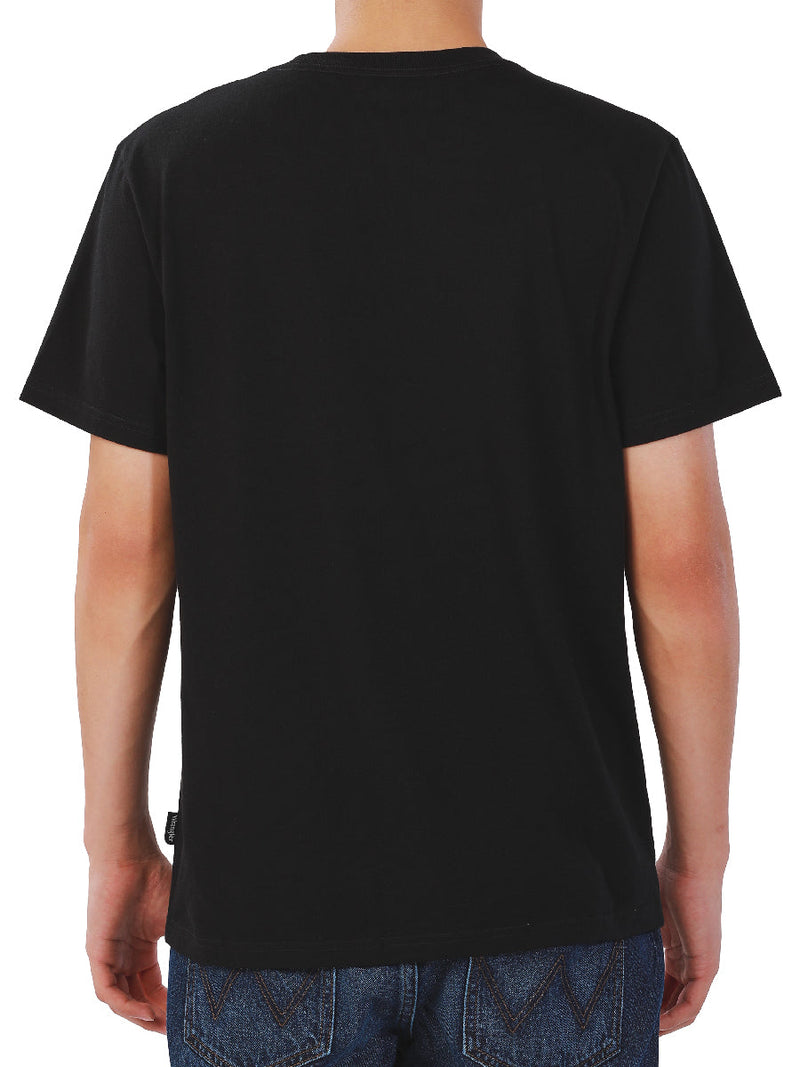 REGULAR FIT MEN'S TEE SHORT SLEEVE BLACK