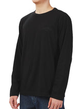 REGULAR FIT MEN'S TEE LONG SLEEVE BLACK