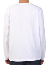 REGULAR FIT MEN'S TEE LONG SLEEVE WHITE