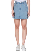 LEGEND OF WRANGLER COLLECTION WOMEN'S DENIM SKIRT LIGHT INDIGO