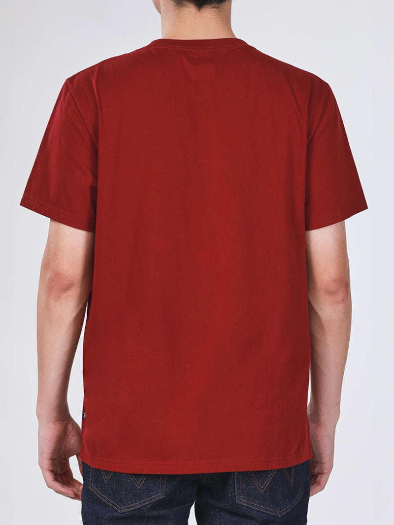 REGULAR FIT MEN'S TEE SHORT SLEEVE RED