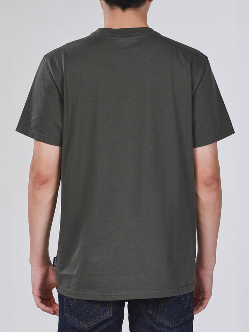 REGULAR FIT MEN'S TEE SHORT SLEEVE OLIVE GREEN