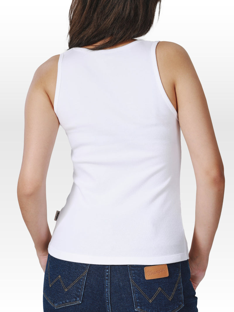 Regular Fit Women's Tank White