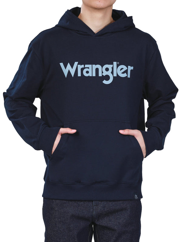 REGULAR FIT MEN'S PULLOVER HOODIE NAVY