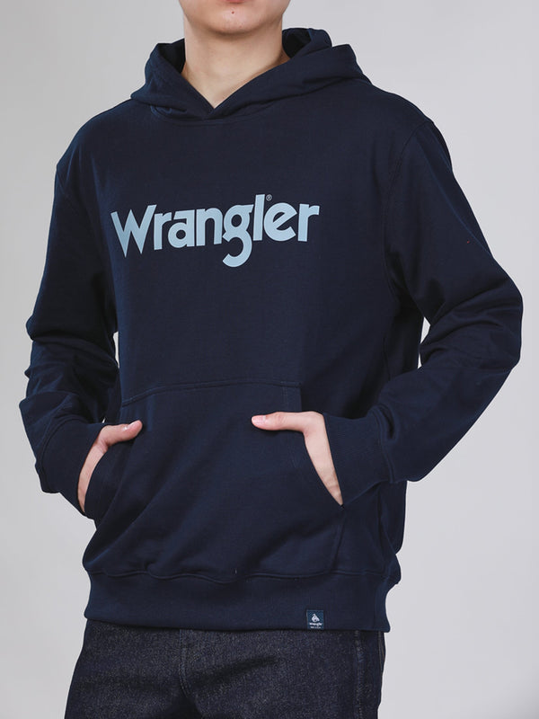 REGULAR FIT MEN'S PULLOVER HOODIE NAVY