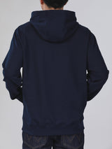 REGULAR FIT MEN'S PULLOVER HOODIE NAVY