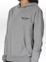 REGULAR FIT WOMEN'S PULLOVER HOODIE GREY