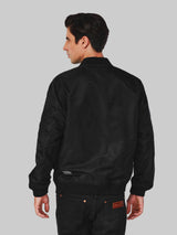 REGULAR FIT BIKER COLLECTION MEN'S JACKET BLACK