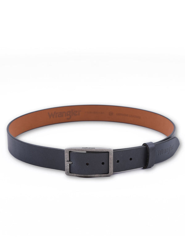 MEN'S LEATHER BELT NAVY