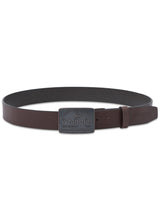 Leather Men's Belt Dark Brown