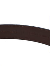 MEN'S LEATHER BELT NAVY