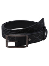 MEN'S LEATHER BELT BLACK