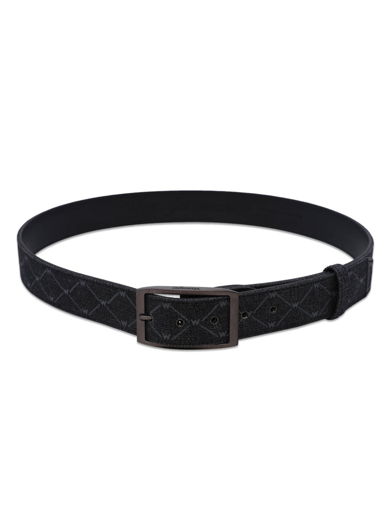 MEN'S LEATHER BELT BLACK