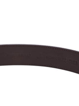 MEN'S LEATHER BELT DARK BROWN