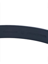 MEN'S LEATHER BELT NAVY