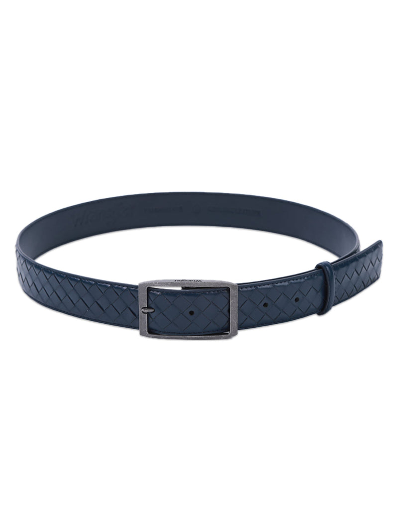 MEN'S LEATHER BELT NAVY