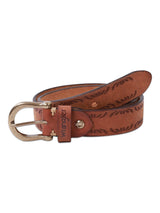 MEN'S LEATHER BELT BROWN