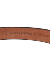 MEN'S LEATHER BELT BROWN