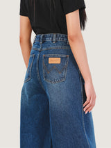 BARREL FIT EVERYDAY WITH WRANGLER COLLECTION BALLOON HIGH RISE BALLOON RELAXED WOMEN'S JEANS MID INDIGO