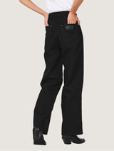 LOOSE FIT EVERYDAY WITH WRANGLER COLLECTION HIGH RISE RELAXED WOMEN'S JEANS BLACK