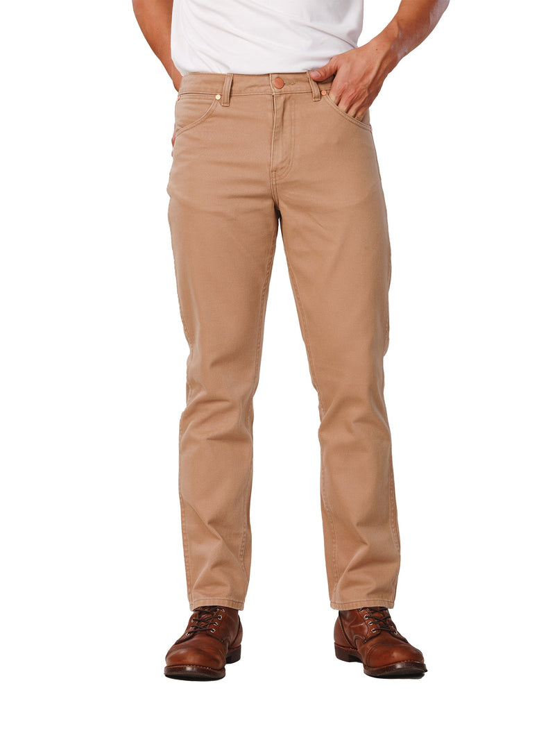 13MWZ FIT EVERYDAY WITH WRANGLER COLLECTION MID RISE REGULAR MEN'S PANTS KHAKI