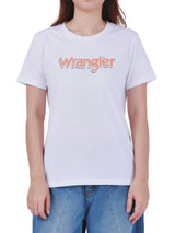 REGULAR FIT EVERYDAY WITH WRANGLER COLLECTION WOMEN'S TEE SHORT SLEEVE WHITE