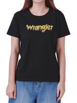 REGULAR FIT EVERYDAY WITH WRANGLER COLLECTION WOMEN'S TEE SHORT SLEEVE BLACK