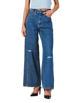 BAGGY FIT EVERYDAY WITH WRANGLER COLLECTION HIGH RISE RELAXED WOMEN'S JEANS DARK INDIGO