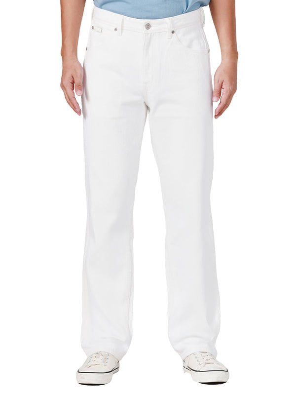 TEXAS FIT EVERYDAY WITH WRANGLER COLLECTION MID RISE REGULAR FIT MEN'S JEANS WHITE