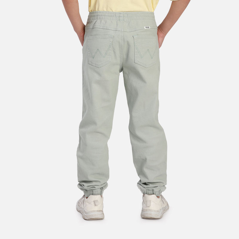 JOGGER FIT ICY PASTEL COLLECTION MID RISE BOY'S JOGGER GREEN