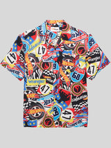 RELAXED FIT WRANGLER X HOT WHEELS COLLECTION MEN'S SHIRT SHORT SLEEVE MULTI COLOR