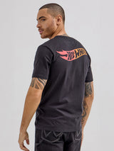 REGULAR FIT WRANGLER X HOT WHEELS COLLECTION MEN'S TEE SHORT SLEEVE BLACK