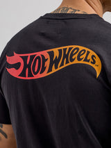 REGULAR FIT WRANGLER X HOT WHEELS COLLECTION MEN'S TEE SHORT SLEEVE BLACK