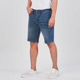 กางเกงขาสั้นผู้ชาย คอลเลคชั่น WRANGLER KEEPS YOU COOL BOSTIN SHORTS FIT เอวกลาง ทรงเข้ารูป สียีนส์อ่อน