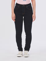 SKINNY FIT MID RISE SKINNY WOMEN'S JEANS DARK INDIGO