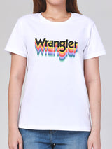 REGULAR FIT WRANGLER FOR ALL COLLECTION WOMEN'S TEE SHORT SLEEVE WHITE