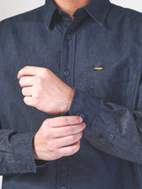 REGULAR FIT MEN'S SHIRT LONG SLEEVE NAVY