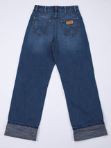 SUNSET FIT WRANGLER FOR ALL COLLECTION MID RISE REGULAR WOMEN'S JEANS MID INDIGO