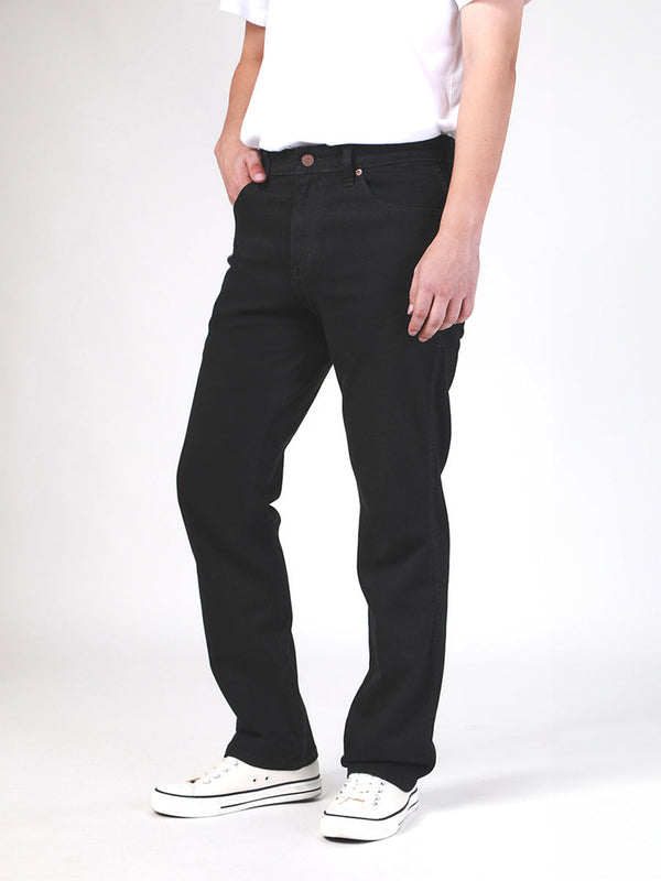 TEXAS FIT MID RISE REGULAR MEN'S JEANS SUPER BLACK