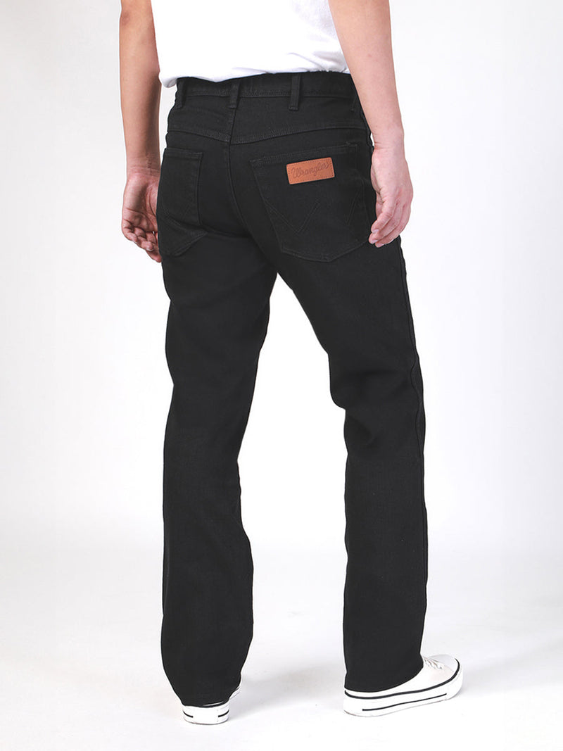 TEXAS FIT MID RISE REGULAR MEN'S JEANS SUPER BLACK