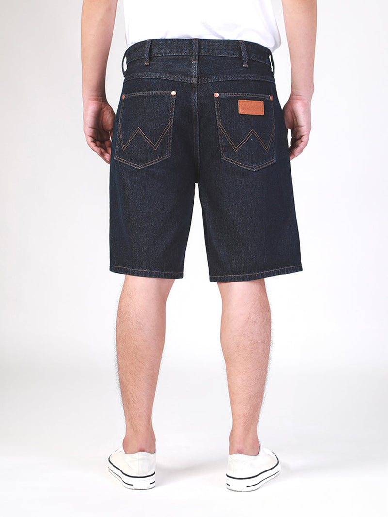 FRONTIER SHORTS FIT MID RISE COMFORT MEN'S DENIM SHORTS DARK INDIGO