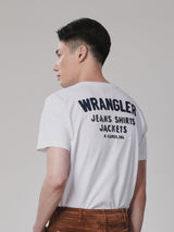 REGULAR FIT LEGEND OF WRANGLER COLLECTION MEN'S TEE SHORT SLEEVE OFF-WHITE